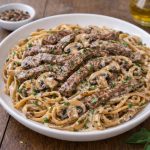 Beef Power Carbonara