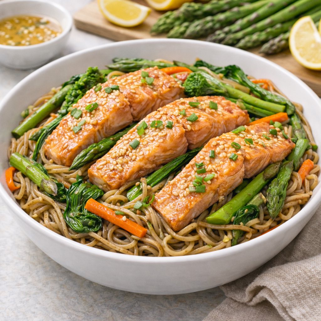 Melody- Plates- Salmon Clean Pancit Salmon Clean Pancit - Image 1