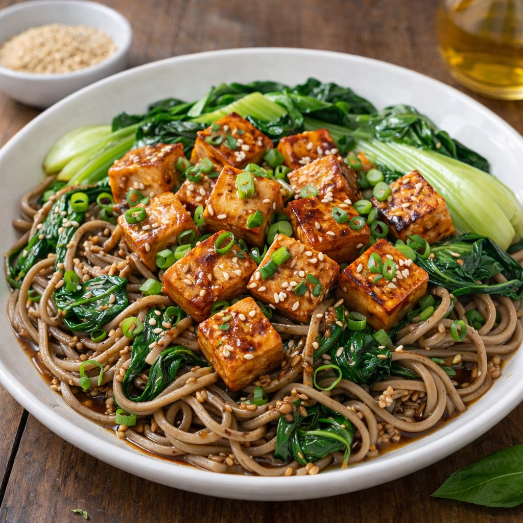 Melody- Plates- Tofu Sesame Soba Tofu Sesame Soba - Image 1